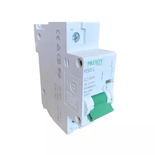 Breaker Dc 1p 63a 80a 100a 125a (80vdc) Projoy