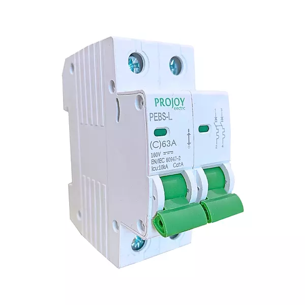 Breaker Dc 2p 63a 80a 100a 125a (160vdc) Projoy