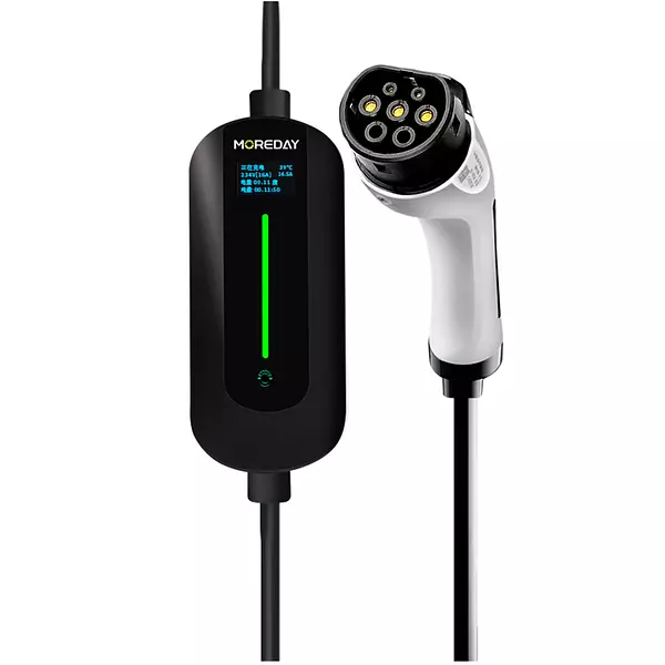 Cargador Ev Portátil Moreday 7kw 110-240v/32a Ip65 Tipo 2