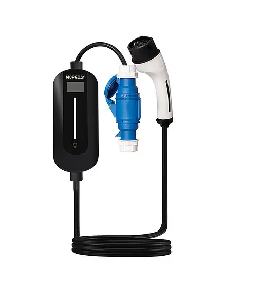 Combo Ev Moreday Cargador 7 Kw Tipo 2 + Adaptador Ccs1