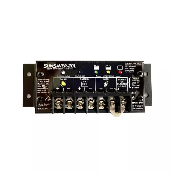 Controlador Regulador De Carga Solar Pmw 24v 20ah Sunsaver