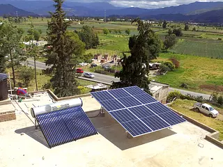 Planta solar en Tibasosa, Boyacá - Colombia