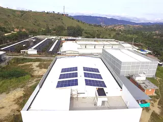 Proyecto solar industrial en Floridablanca - Santander