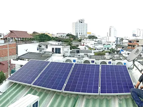 Planta solar Grid Tied de 3,4 kWp en Cartagena, Bolívar
