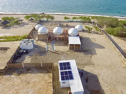 Planta solar Off Grid de 3,48 kWp en Mayapo, Guajira