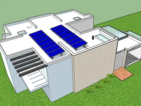 Planta solar híbrida de 5,95 kWp en Chía, Cundinamarca