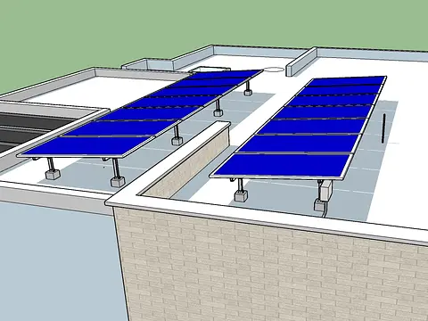 Planta solar híbrida de 5,95 kWp en Chía, Cundinamarca